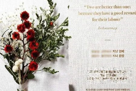 闵孝琳请柬曝光 与太阳结婚引高度关注