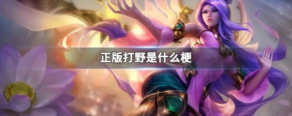 正版打野是什么梗