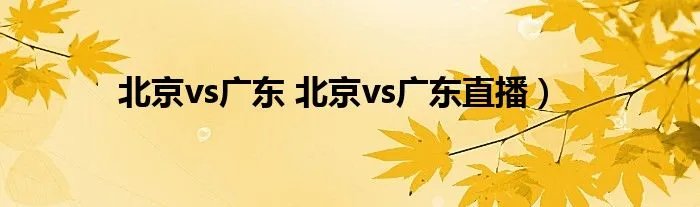 北京vs广东 北京vs广东直播)