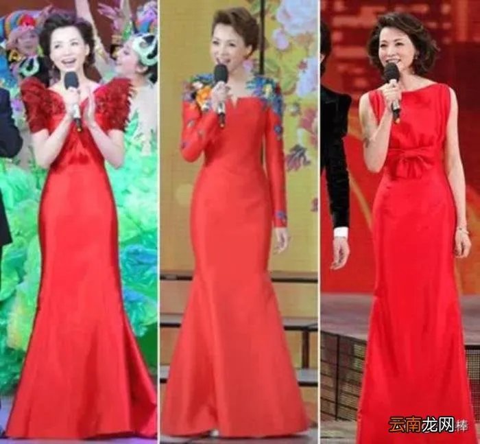令人惊艳的春晚主持人服装 春晚主持人服装