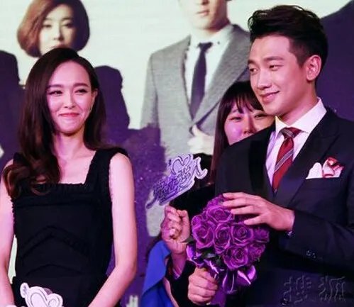 rain唐嫣身高曝光 网曝二人拍戏靠眼神沟通