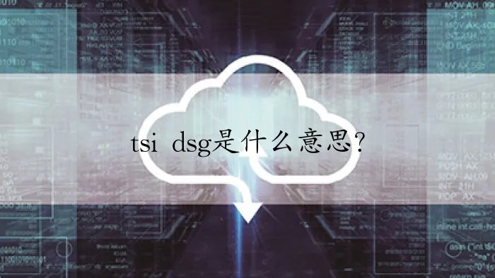 tsi dsg是什么意思？