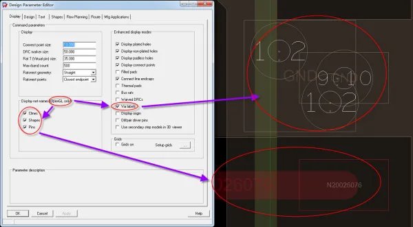 allegro16.5怎么显示网络名称