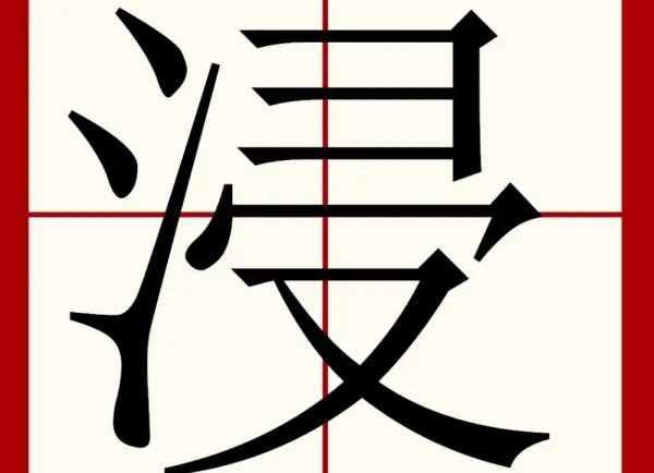 浸怎么读