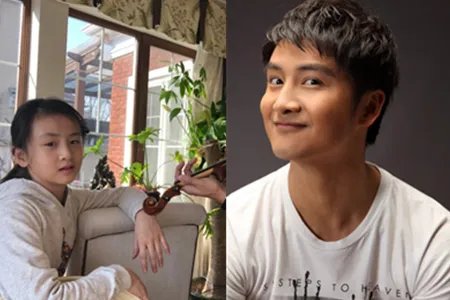 田亮指导女儿森碟 假装自己很专业