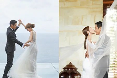 陈凯琳郑嘉颖婚讯 结婚照曝光超级甜蜜