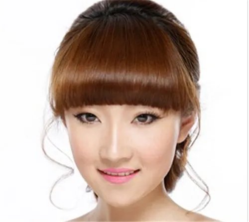 齐刘海新娘发型图片   齐刘海造型步骤详解