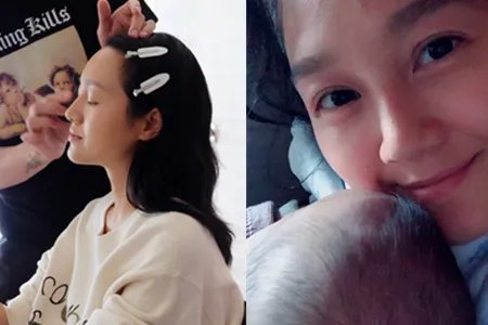 朱丹晒女儿全身照 小公主十分软萌可爱