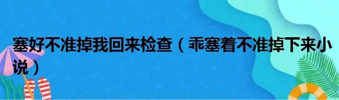 塞好不准掉我回来检查（乖塞着不准掉下来小说）