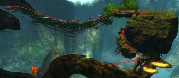 《激战2》隐秘花园进入方法及跳跳乐走法