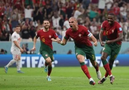 葡萄牙6-1淘汰瑞士晋级8强（葡萄牙球队有希望进入四强）