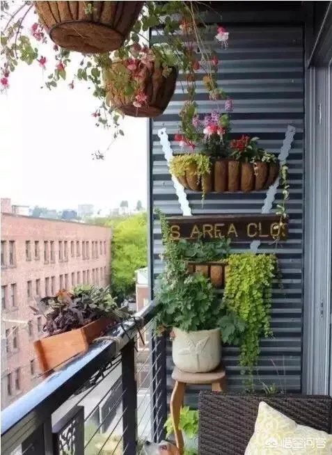 长方形的小阳台怎么打造小花园？