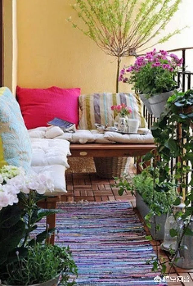 长方形的小阳台怎么打造小花园？
