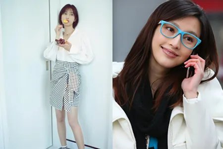 张俪少女装亮相 活泼俏皮十分靓丽