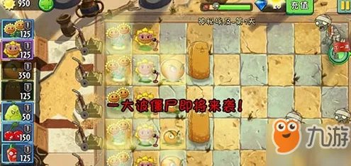 植物大战僵尸2神秘埃及第一天怎么过 神秘埃及第一天通关攻略
