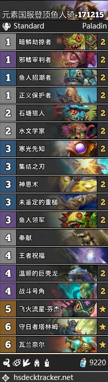 《炉石传说》狗头人圣骑士卡组大全