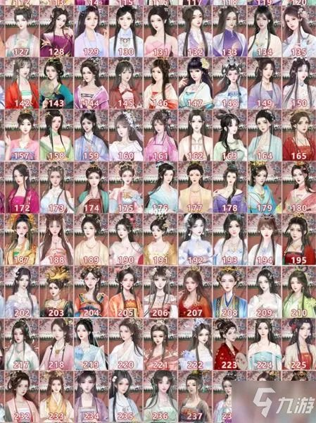 深宫曲立绘编号汇总 深宫曲立绘有什么