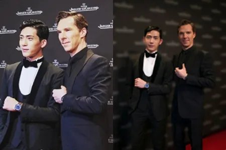 井柏然卷福同框 井宝宝疑似参加春晚