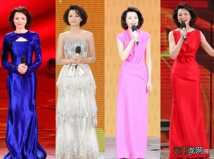 令人惊艳的春晚主持人服装 春晚主持人服装