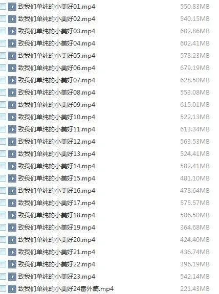 致我们单纯的小美好全集加番外百度网盘