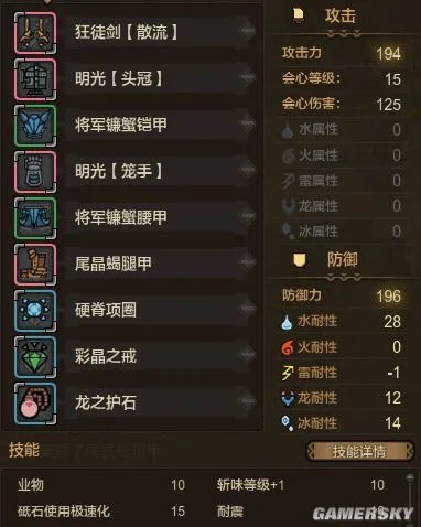 怪物猎人OL双刀进阶配装攻略 双刀各类型配装汇总