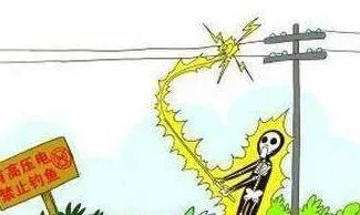 偷钓鱼触碰高压线是怎么回事？