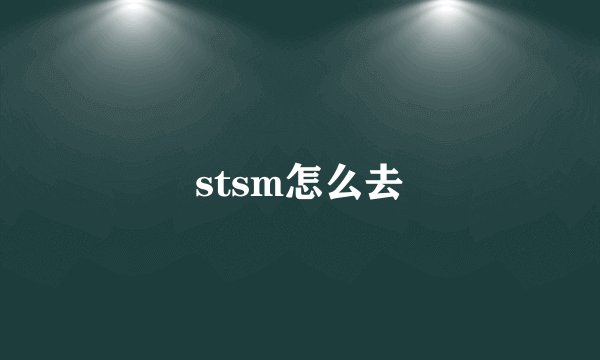 stsm怎么去