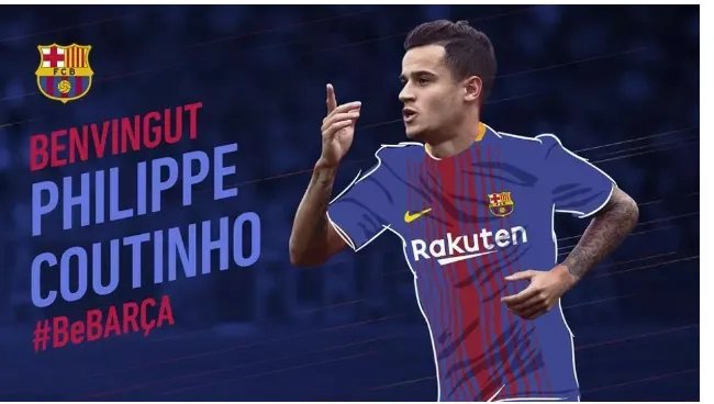 巴萨签下库蒂尼奥了吗?