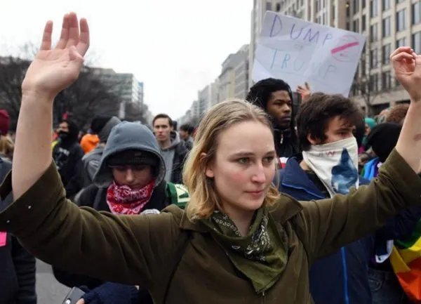 关于美国发生抗议事件的介绍。