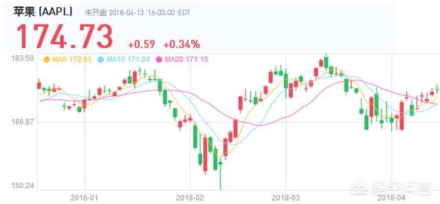 苹果公司股票一股一年分多少钱