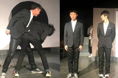 教授晒照王俊凯 交作业积极表演有很大的进步