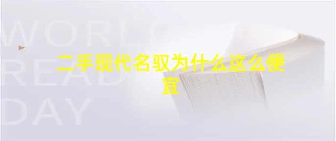 二手现代名驭为什么这么便宜