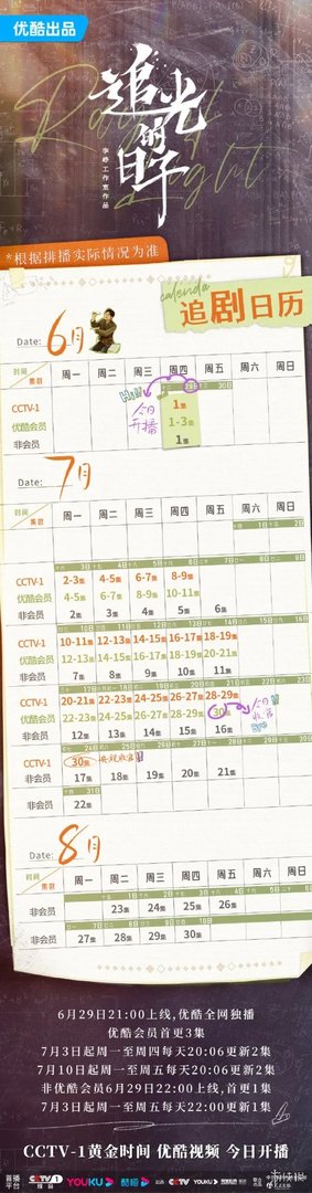 追光的日子一共多少集 追光的日子电视剧集数介绍