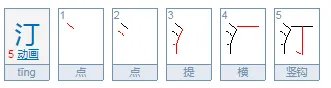 汀怎么读？