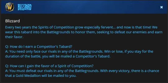 《魔兽世界tbc怀旧服》竞争者的战袍怎么获得