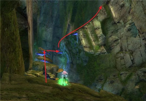 《激战2》隐秘花园进入方法及跳跳乐走法