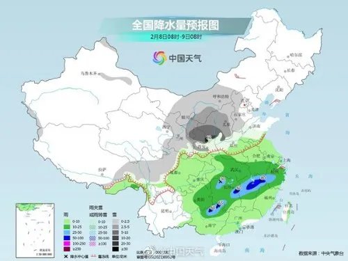 2023年来最强雨雪上线:北方下雪、南方暴雨