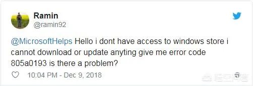 Windows Phone 8.x应用商店，为何会出现805a0193的报错？