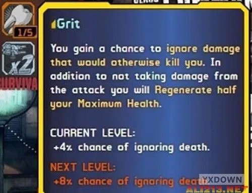 《无主之地2》全技能汉化翻译