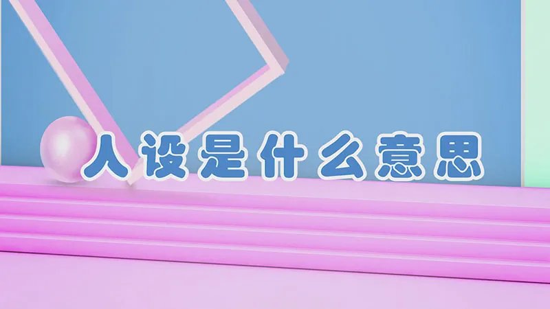 人设是什么意思