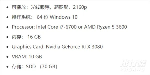 赛博朋克2077配置要求高吗_赛博朋克2077笔记本配置要求