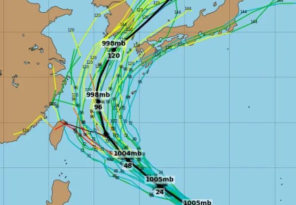 12号台风最新消息2021实时路径图 “奥麦斯”最新路径走向图