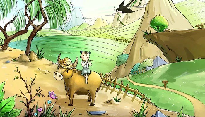 牧童骑黄牛这首诗表达了什么