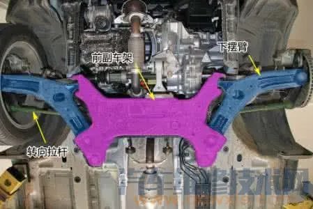 汽车底盘构造与名称高清图解