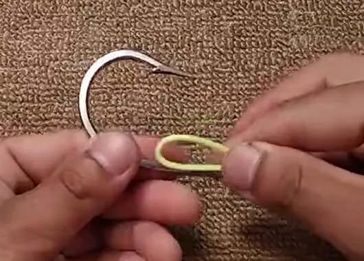 鱼钩怎么绑图解