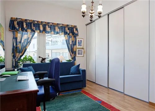 书房吊顶装修效果图 吊顶让书房更具文艺气息