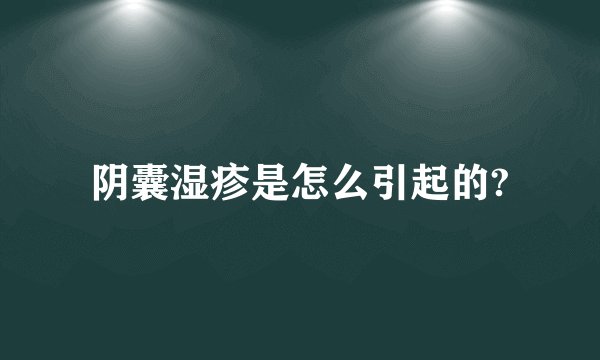 阴囊湿疹是怎么引起的?