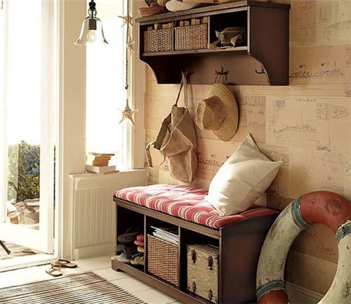 鞋柜设计效果图 超有创意的玄关鞋柜装修设计