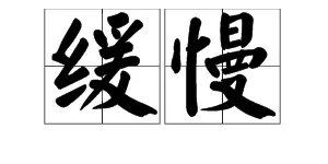 “缓慢”的反义词是什么？