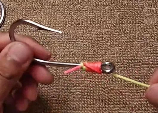 鱼钩怎么绑图解